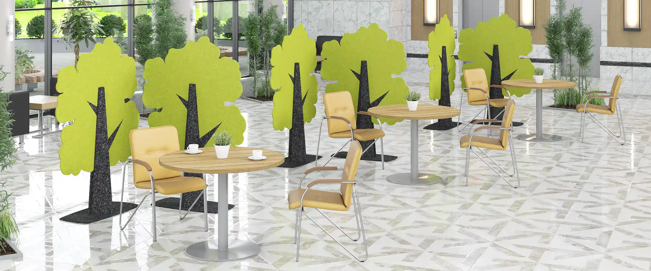 Напольные перегородки Forest Office. Каталог. МК Офис