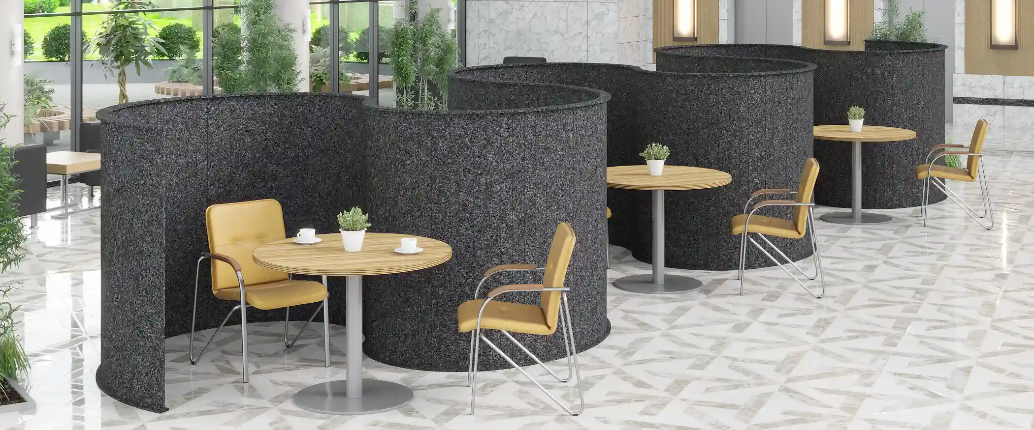 Напольные перегородки Forest Office. Каталог. МК Офис